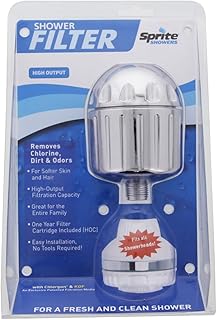 Sprite Showers HO2-CM High Output 2 Universal Shower Filter, Chrome - Image 1