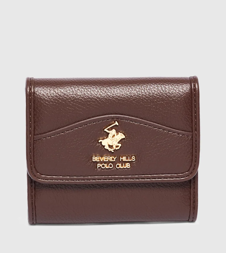BEVERLY HILLS POLO CLUB Logo Detail Tri-Fold Wallet