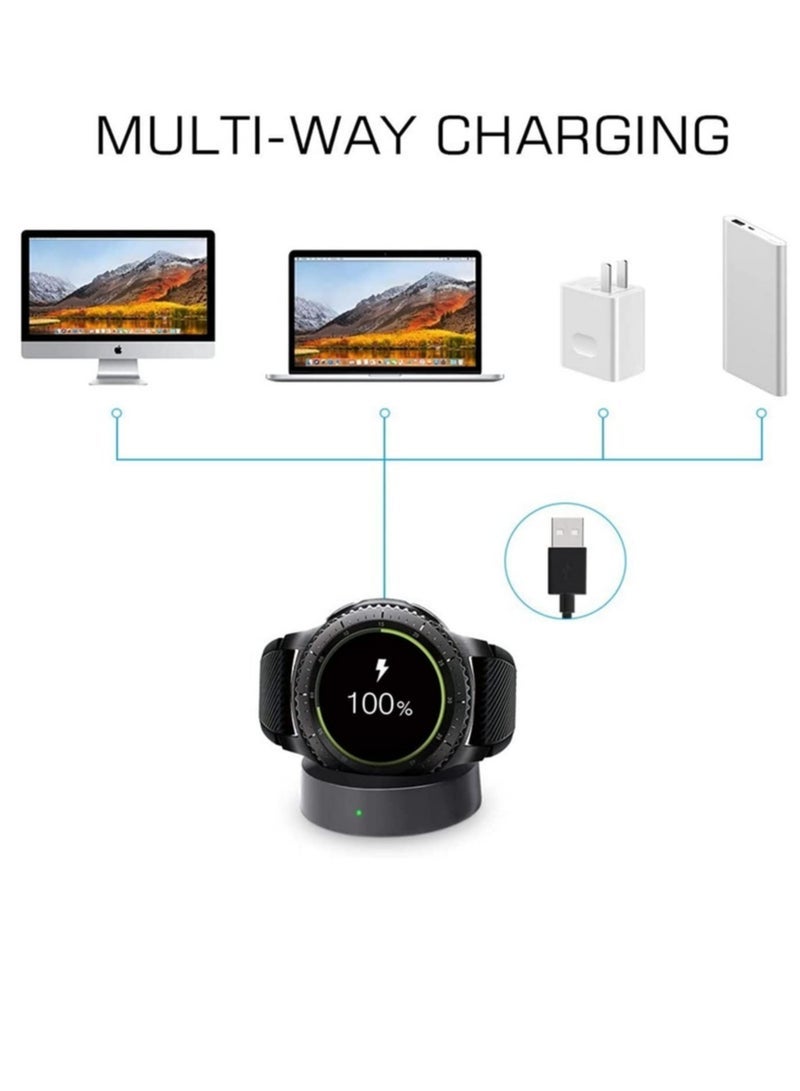 Gravity Wireless Charging Dock Cradle Charger compatible with Samsung Gear S3 for Samsung G2 Watch - Image 2