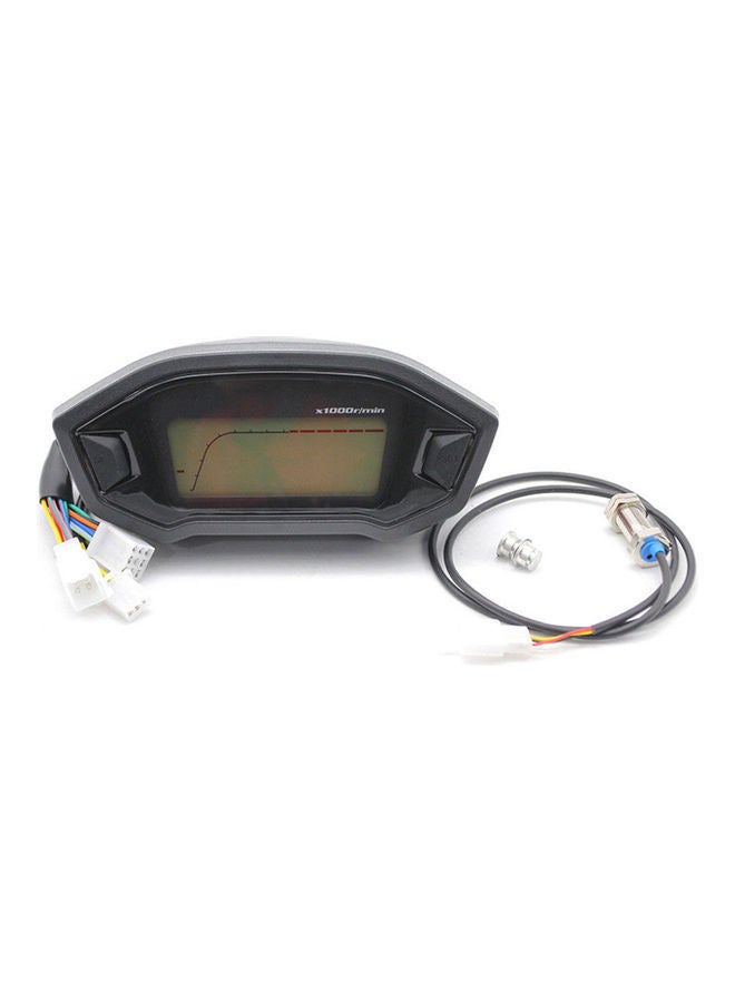 NIBEMINENT Universal Digital Gauge Speedometer Odometer Fuel Indicator for Motorcycle - Image 1