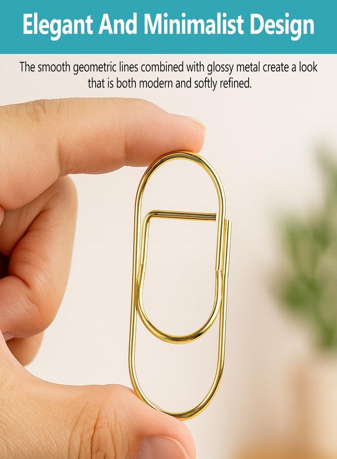 Brvlsoc 15-Pack Gold Stainless Steel Pen Clips - Rust-Resistant Notebook & Journal Pencil Holders for Books, Clipboards, and Papers - Image 3