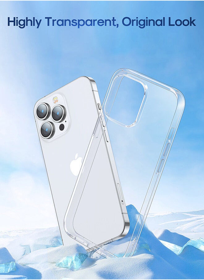 نيبمينينت - JR-14X3 iPhone 14 Plus جراب شفاف مضاد للسقوط ومضاد للخدش رفيع للغاية نصف غطاء ناعم من البولي يوريثان الشفاف 6.7 بوصة هاتف لهاتف - Image 1