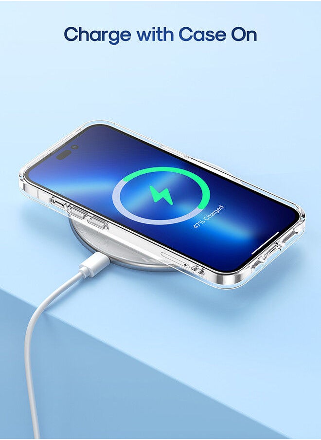 نيبمينينت - JR-14X3 iPhone 14 Plus جراب شفاف مضاد للسقوط ومضاد للخدش رفيع للغاية نصف غطاء ناعم من البولي يوريثان الشفاف 6.7 بوصة هاتف لهاتف - Image 1