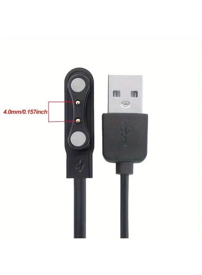 W26 Model Magnetic USB Charging Cable Smartwatch Dock Charger Adapter - Image 1