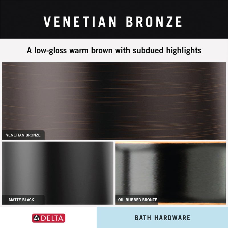 Delta Faucet 79435-RB Dryden Towel, Robe Hook, Venetian Bronze - Image 4