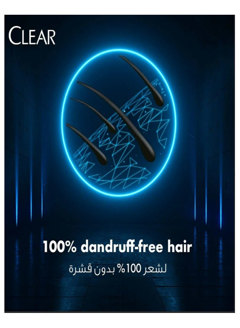 كلير شامبو ضد القشرة للرجال يوفر إحساساً قوياً بالانتعاش بالمنثول المنعش للحماية من القشر وحكة فروة الرأس لفترة أطول 700ملليلتر - Image 3