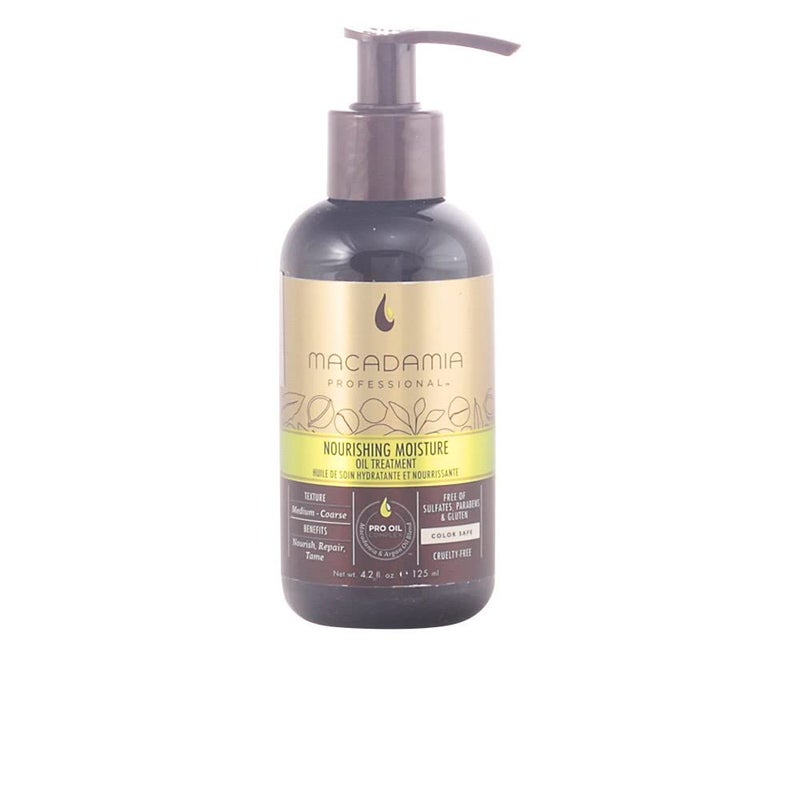 Macadamia Professional Hair Care Sulfate & Paraben Free Natural Organic Cruelty-Free Vegan Hair Products Nourishing Hair Repair Oil Treatment, 4.2oz, Clear - Image 1