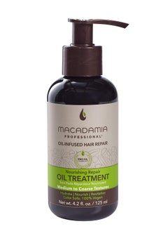 Macadamia Professional Macadamia Professional Hair Care Sulfate & Paraben Free Natural Organic Cruelty-Free Vegan Hair Products Nourishing Hair Repair Oil Treatment, 4.2oz, Clear  - Image 1