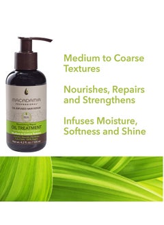 Macadamia Professional Macadamia Professional Hair Care Sulfate & Paraben Free Natural Organic Cruelty-Free Vegan Hair Products Nourishing Hair Repair Oil Treatment, 4.2oz, Clear  - Image 3