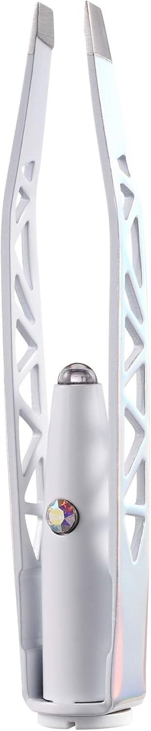la-tweez Mystic Dreams Unicorn White Glimmer Limited Edition Finish Illuminating Tweezers - Image 2
