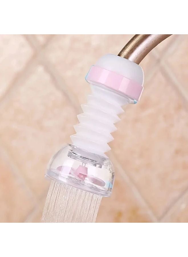 Retractable Rotating Splash Proof Faucet Extender Quick Connect Sprayer For Kitchen Bathroom - Image 5