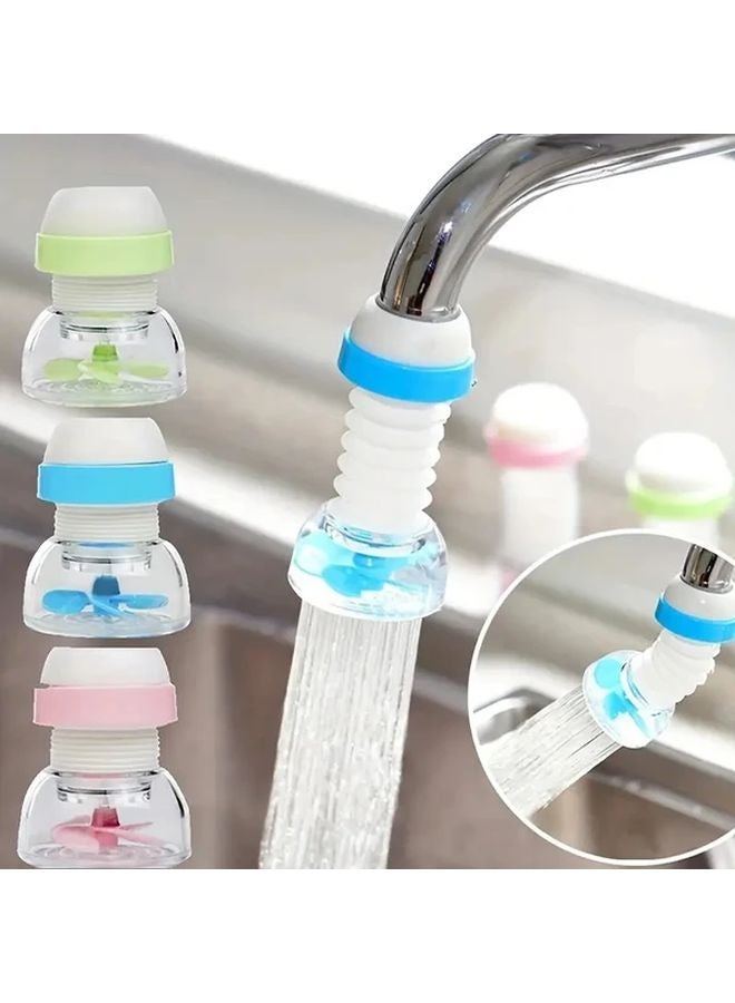 Retractable Rotating Splash Proof Faucet Extender Quick Connect Sprayer For Kitchen Bathroom - Image 2