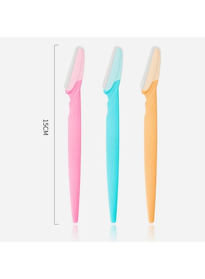 Beauenty 15 Pcs Eyebrow Razor, Ladies Shaver, Eyebrow Tool & Face Trimmer, EyeBrows Trimmers, Eyebrow Shaver Facial Hair Remover with Safety Shield for Men & Women - Image 2