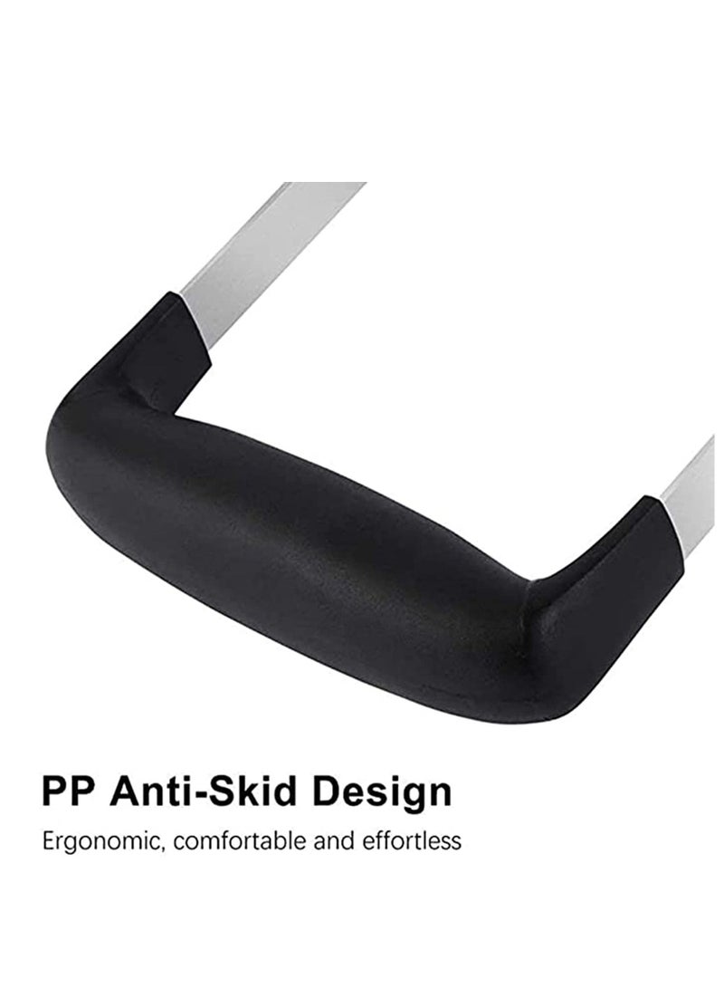 NIBEMINENT Potato Masher,Smooth Masher Stainless Steel Baby Food Fruit Vegetable with Black Handle for Mashed Vegetables and Fruits - Image 5