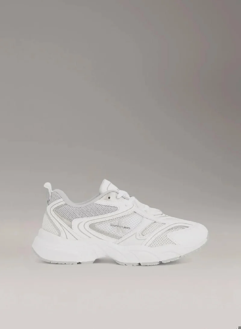 Faux Leather Trainers