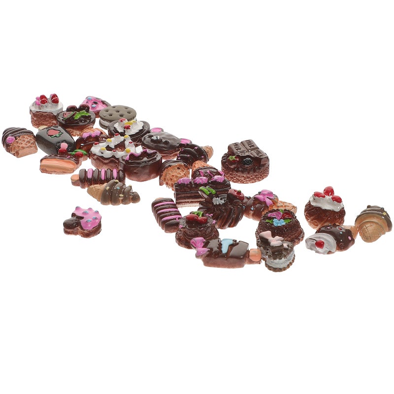 30Pcs Simulated Dessert Decorations Lovely Dessert Models Decorative Dessert Photo Props - Image 1