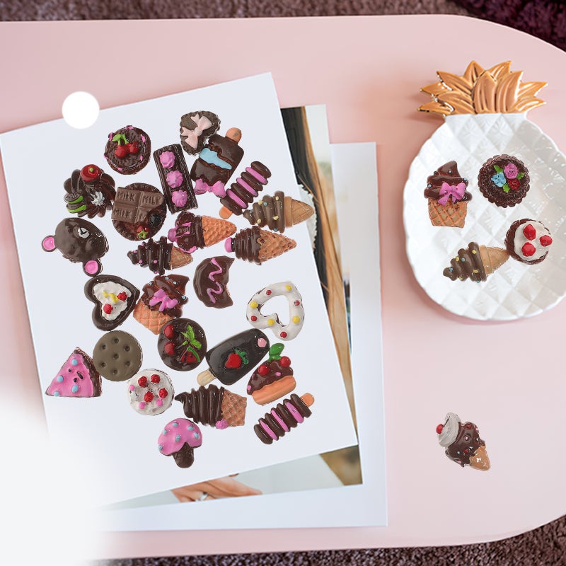 30Pcs Simulated Dessert Decorations Lovely Dessert Models Decorative Dessert Photo Props - Image 2