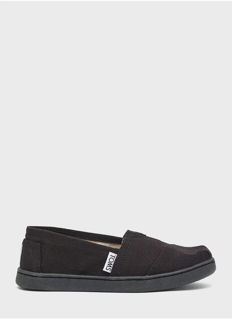 TOMS Kids Alpargata Slip-Ons Loafers