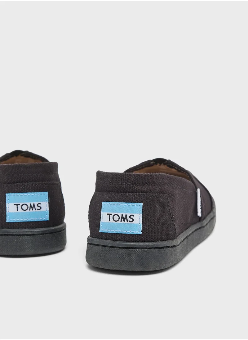 TOMS Kids Alpargata Slip-Ons Loafers