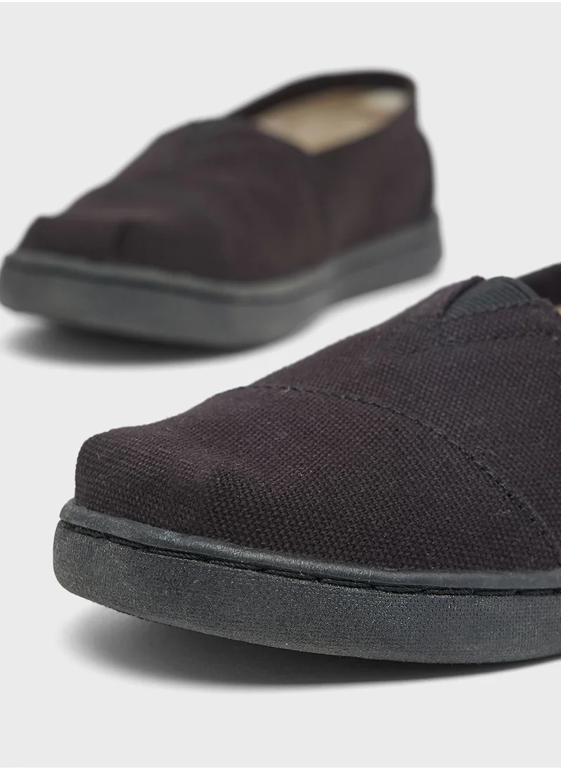 TOMS Kids Alpargata Slip-Ons Loafers