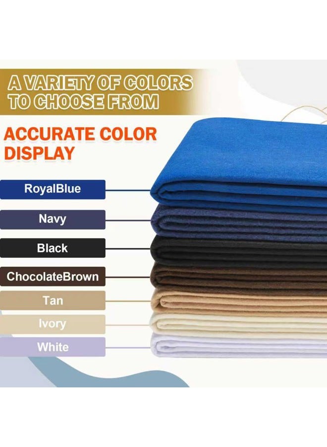 XSEINO Chocolate Brown Large Felt Fabric 72" X 36 "(2 Square Yards), 1.4 mm Thick Soft Felt Fabric Sheet for Crafts, Brown Series Colors Soft Nonwoven Fabric, Fit for Decoration, Sewing, DIY Crafts - Image 5