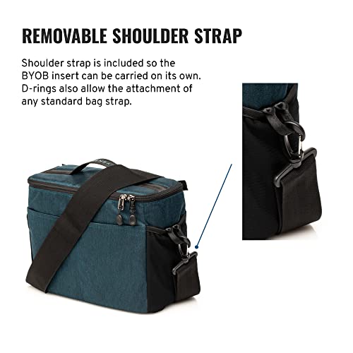 Tenba BYOB 7 Camera Insert - Turns any bag into a camera bag for DSLR and Mirrorless cameras and lenses – Blue (636-627) - Image 4