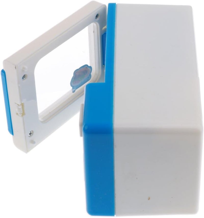 klarako Kids Children Mini Kitchen Appliance Toys with Light and Sound  Blue Microwave Oven - Image 5