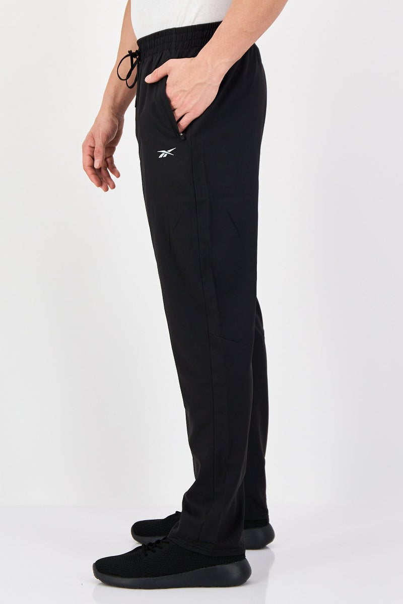 Reebok سروال رياضي للرجال، مناسب للتدريب، أسود - Image 2