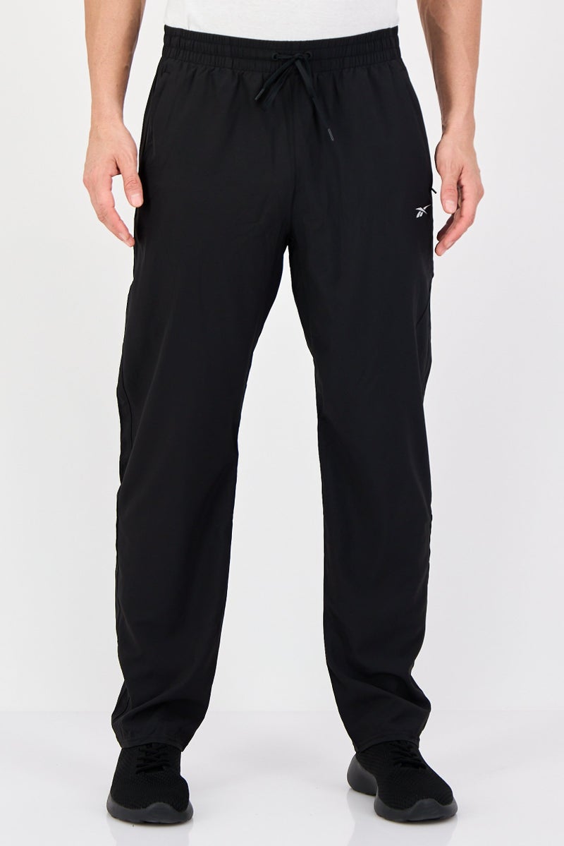 Reebok سروال رياضي للرجال، مناسب للتدريب، أسود - Image 1