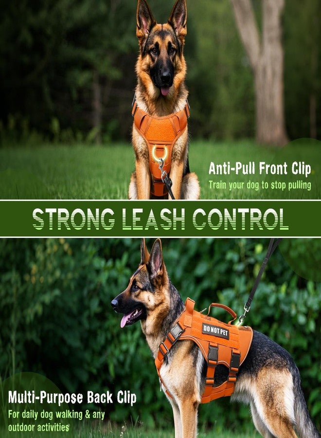 WINSEE Service Dog in Training Mesh Harness with 10 Pet Patches, Soft Air Mesh Breathable Tactical Dog Molle Vest, Reflective Military No Pull Dog Vest with Double Handle for Walking Hiking - Image 3