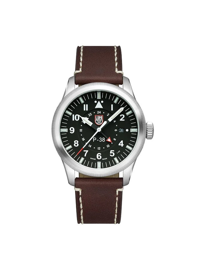 Luminox Men's Analog Round Shape Leather Wrist Watch XA.9521 - 42 Mm  - Image 1