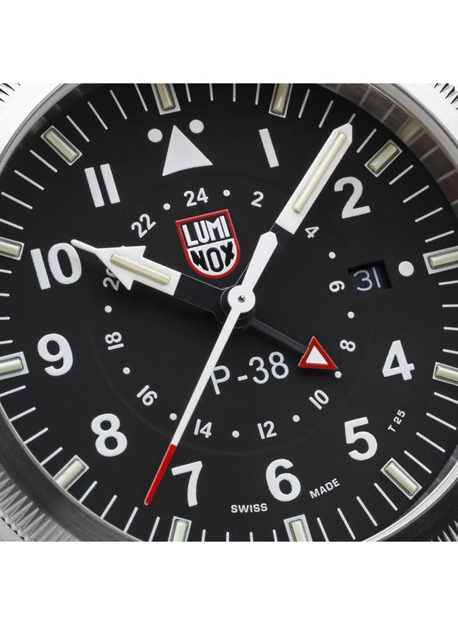 Luminox Men's Analog Round Shape Leather Wrist Watch XA.9521 - 42 Mm  - Image 3
