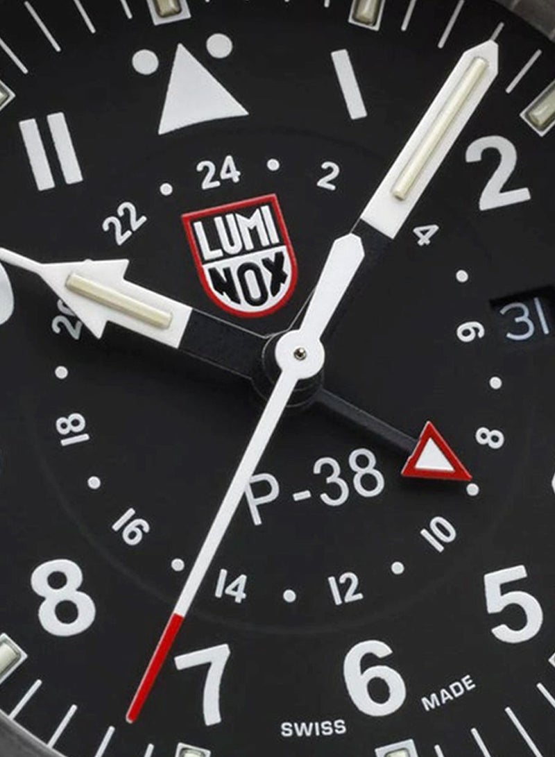 Luminox Men's Analog Round Shape Leather Wrist Watch XA.9521 - 42 Mm - Image 3