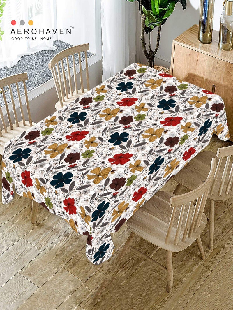 AEROHAVEN™ Abstract HD Digital Premium Modern 4 Seater Table Cover Cloth - TR10 - (Multi, 52 x 60 Inch(Table Cover)) - Image 2