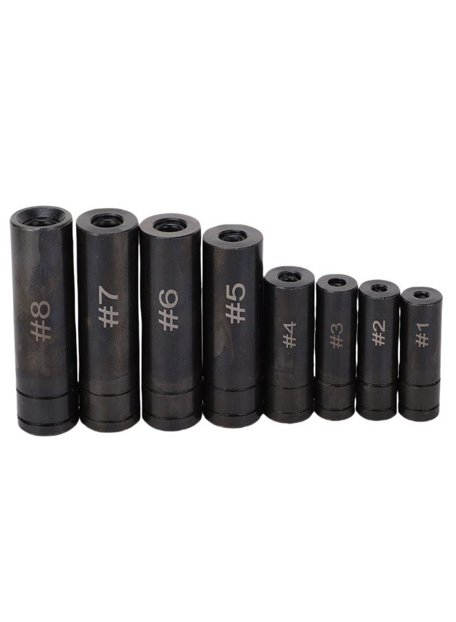 8Pcs Tap Socket Set Metric Standard 70500 1/4in 3/8in Drive with Bracket for Automobile Maintenance - Image 3