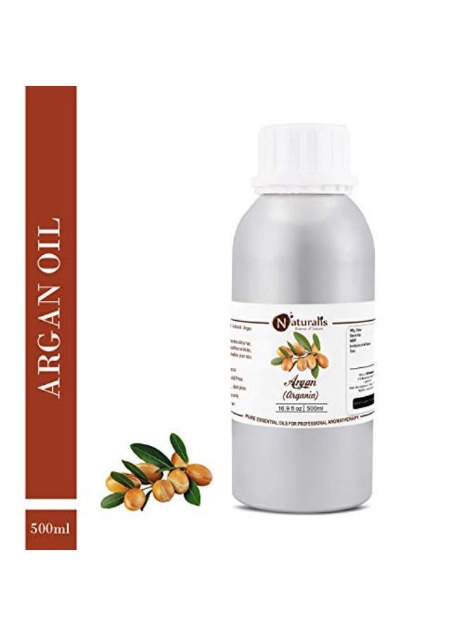 Naturalis Essence Of Nature Pure Cold Pressed Moroccan Argan Oil For Hair, Skin, Anti-Ageing & Face Care - 500Ml  - Image 2