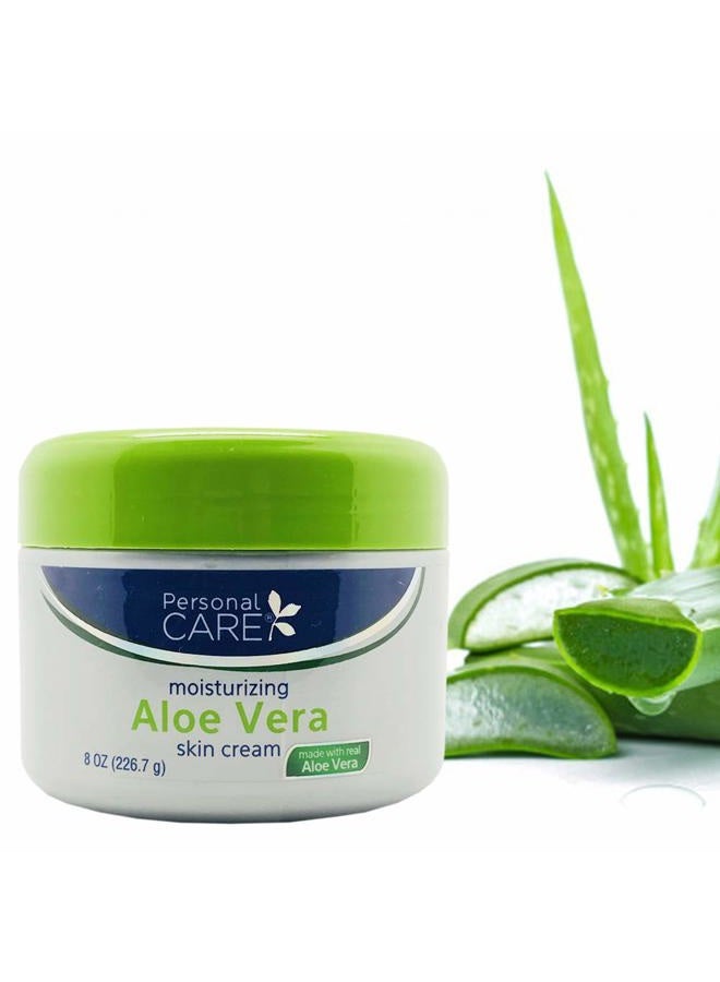 Personal Care Skin Cream Aloe Vera, 8 Ounce - Image 4