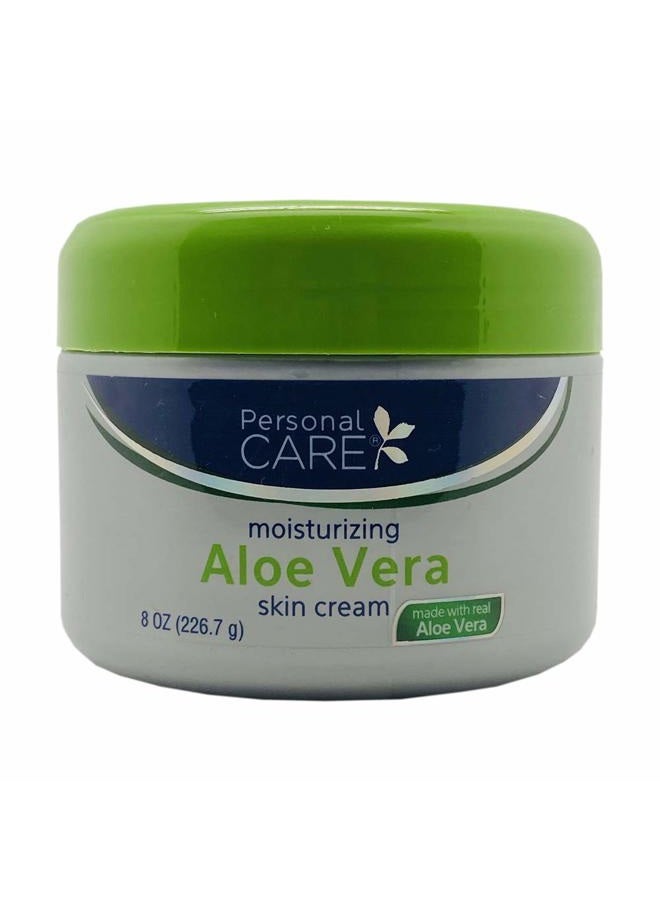 Personal Care Skin Cream Aloe Vera, 8 Ounce - Image 1