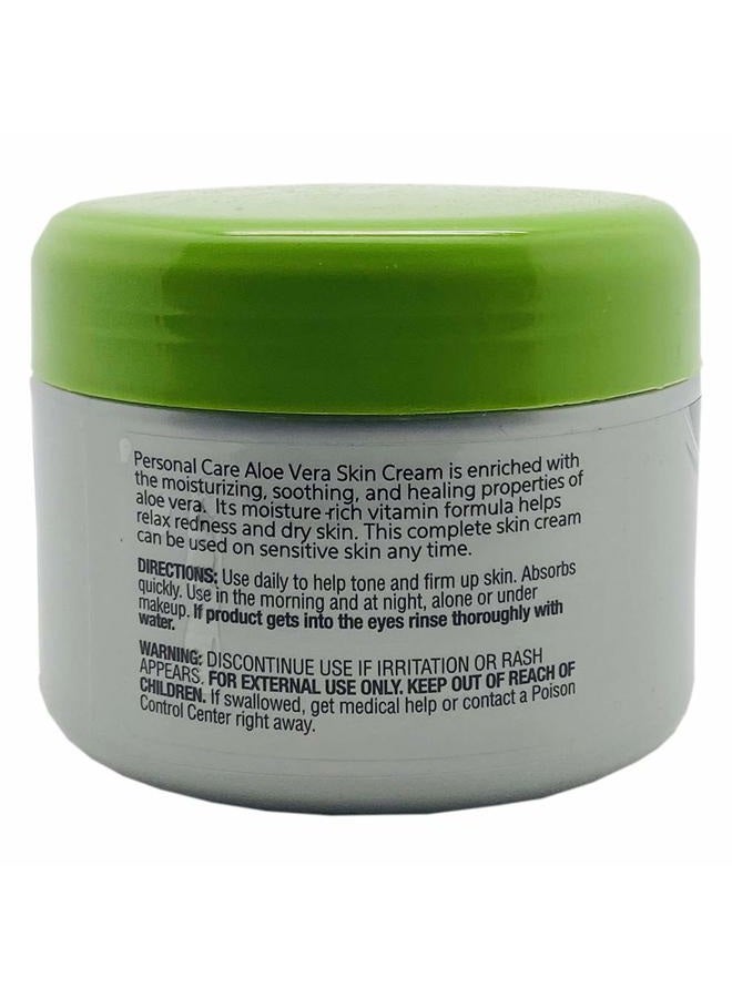 Personal Care Skin Cream Aloe Vera, 8 Ounce - Image 2