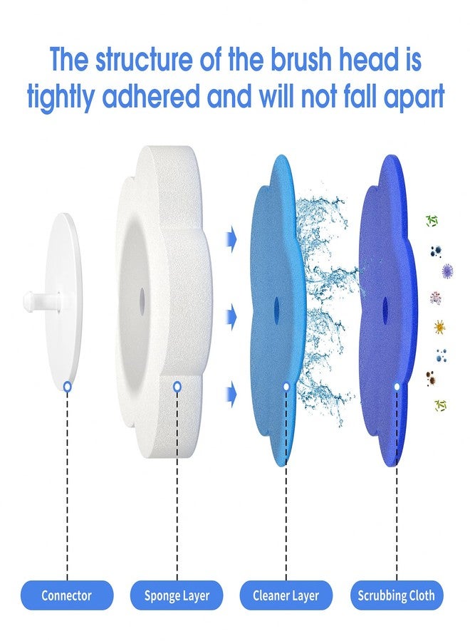 Topo Bear Disposable Toilet Bowl Brush with 40 Toilet Wand Refills, Toilet Bowl Cleaner Wands, Toilet Cleaning System Starter Kit - Image 4