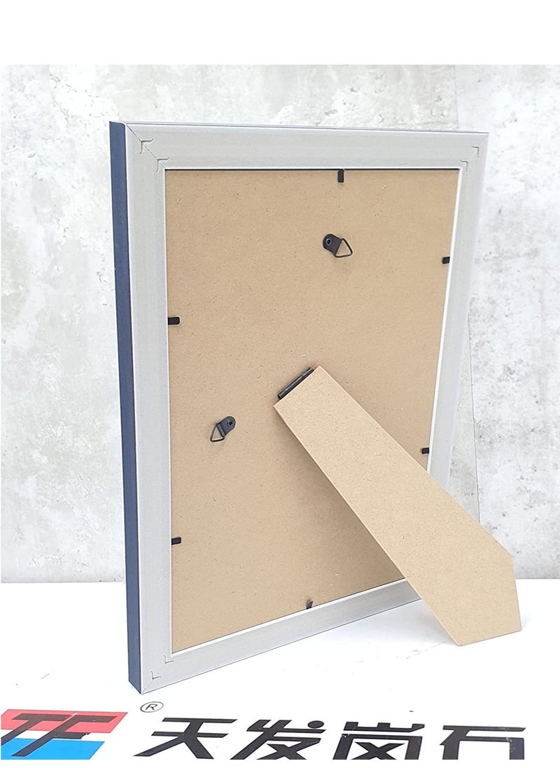 Decorhills Graduation Certificate Frame A4 with Real Glass, Black & White Diploma Document Frame, High-Quality Polystyrene with Wood Grain Finish, for Home & Office, Ideal for Graduation Gift, 35x26 cm  - Image 2