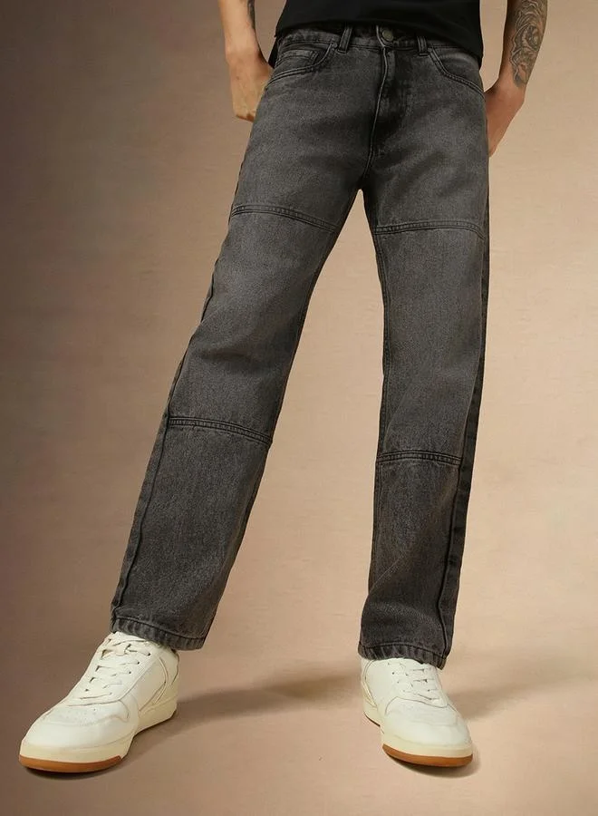 Dennis Lingo Men’s Relaxed Fit Light Grey Jeans – Casual and Comfortable