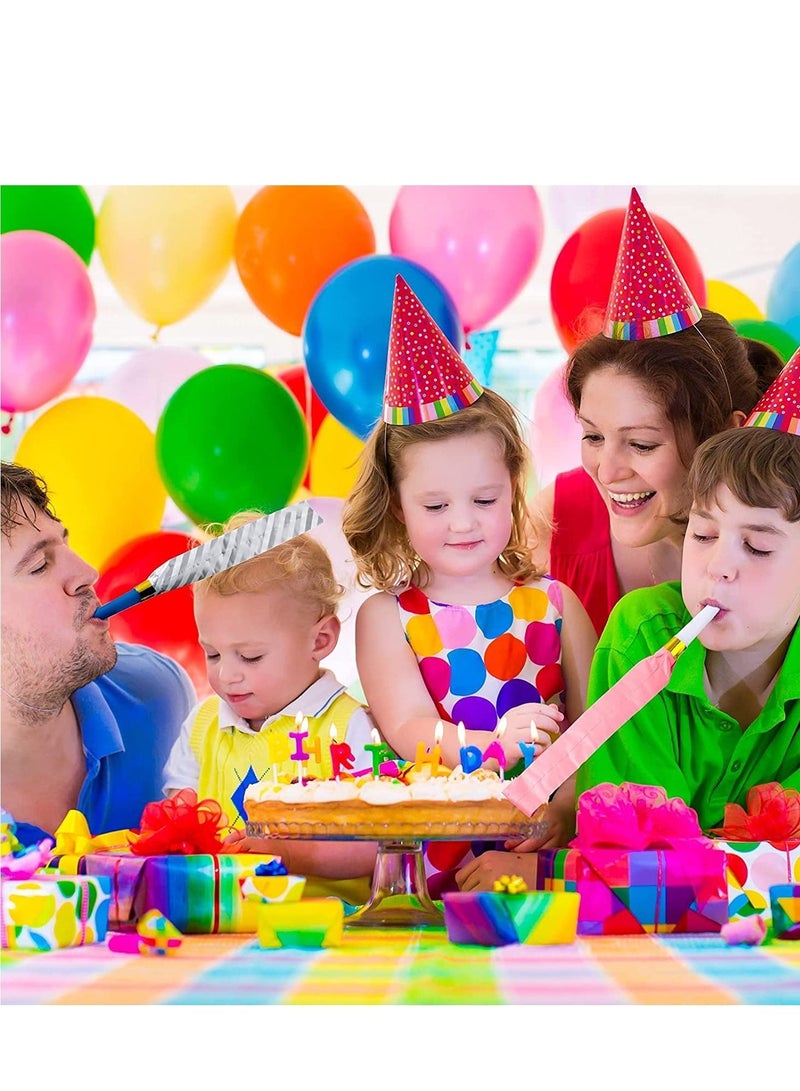 Blowouts Noisemakers Funny Party Blowers Musical Horns Colorful Paper Whistles Supplies Decorative Toys Random Color - Image 3