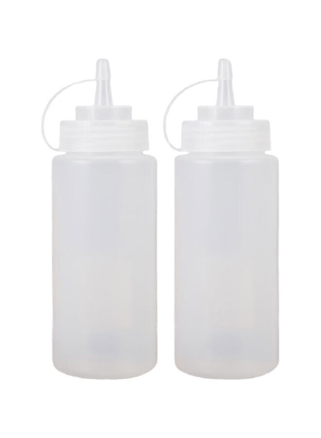 All-round Baking Sauce Bottle 450Ml, 2-Pack, 160Z Squeeze Bottle, Salad Dressing Bottle, Condiment Bottle, Oil Dispenser - Image 1