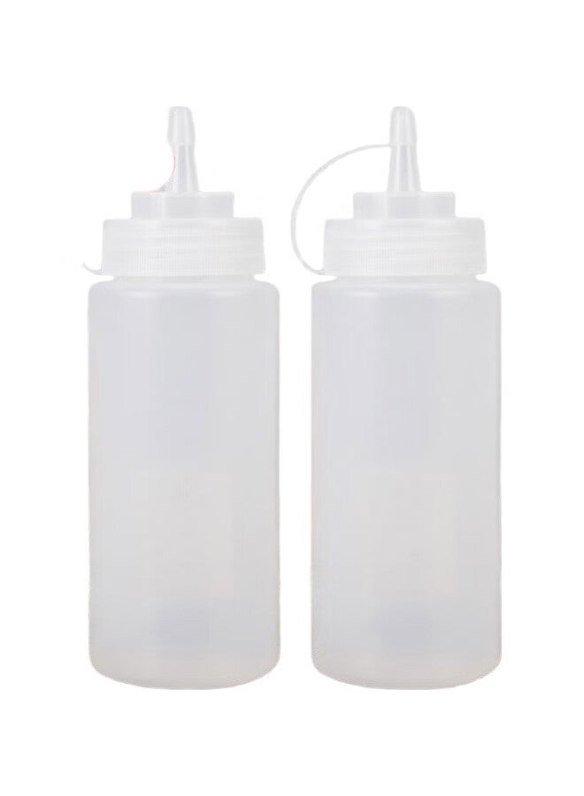 All-round Baking Sauce Bottle 450Ml, 2-Pack, 160Z Squeeze Bottle, Salad Dressing Bottle, Condiment Bottle, Oil Dispenser - Image 2