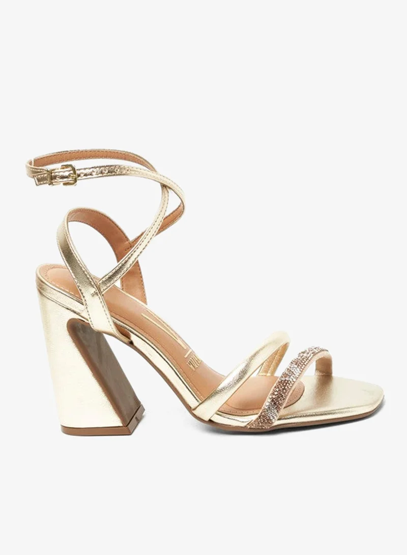 فيزانو صنادل بكعب عريض للنساء - صنادل أنيقة بكعب عالٍ للارتداء اليومي