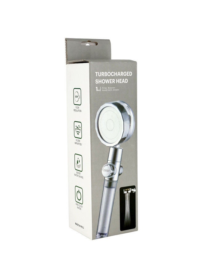 Rahalife Rahalife Turbocharged Shower Head , Shower Head with filter High Pressure Turbocharged Water Saving Ionic Handheld Filtration|Handheld Turbo Fan Shower  - Image 3