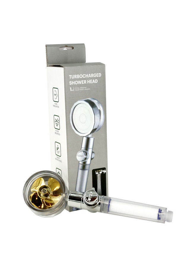 Rahalife Rahalife Turbocharged Shower Head , Shower Head with filter High Pressure Turbocharged Water Saving Ionic Handheld Filtration|Handheld Turbo Fan Shower  - Image 2
