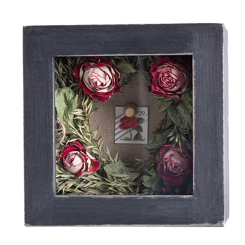 Freezing point Shadow Box Frame 5x5 Shadow Box Display Case Cabinet Picture Frame with Linen Back Memorabilia Awards Medals Bouquet Photos Badge Pin Paw Print Memory Box For Keepsakes Black Small Mini - Image 2