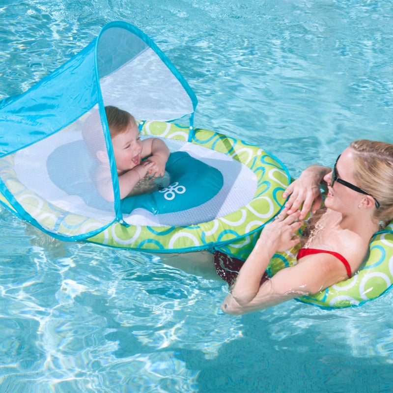 SwimWays Baby Spring Float Mommy and Me with Canopy - Image 3